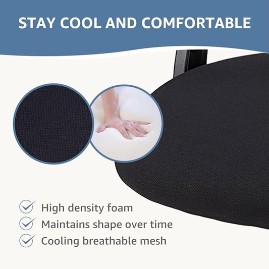 Office Chair, Ergonomic Desk Armchairs with Adjustable Lumbar Support and Flip up Armrest, High Back Rolling Mesh Taskchair with Swive for Home, Gaming, Black