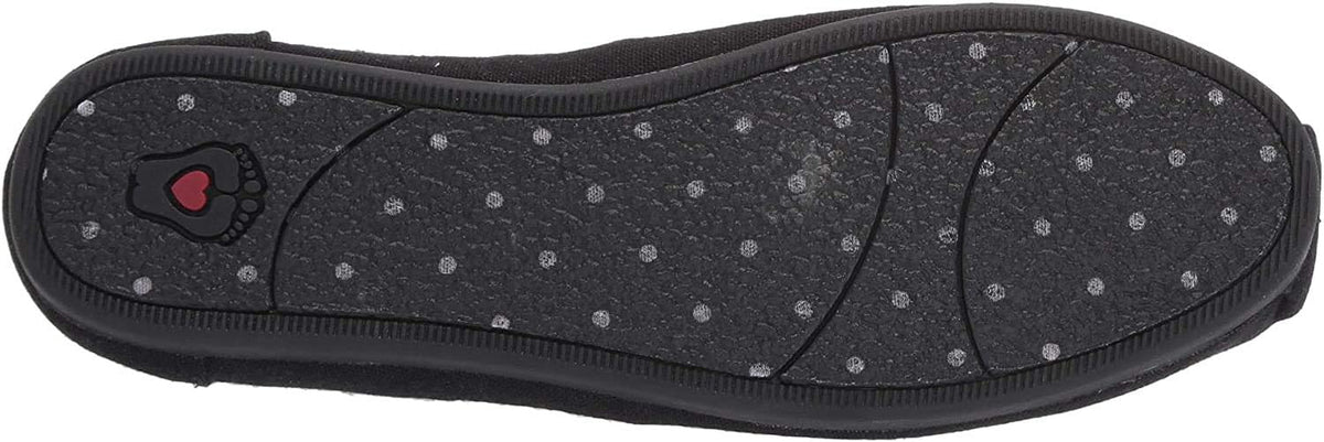 Skechers Women's Bobs Plush-Linen Back Ballet Flats