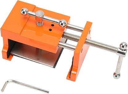 Precision Cabinet Clamp - Automatic Locking, Accurate Cabinet Face Frame Clamp with Protective Pads, Orange