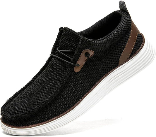 Yytlch Mens Loafers Walking Slip on Boat Shoes Running Tennis Athletic Sneakers Workout Sports Gym Fashion Classcial Non Slip Sneakers Casual Comfortable Shoes Leisure Vintage Flat.