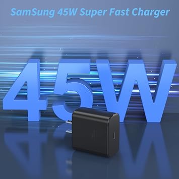 45W USB C Wall Charger Block for Samsung Super Fast Charger Type C Wall Plug Adapter Fast Charging Android Brick Compatible with Samsung Galaxy S23 Ultra,S23S23S22S21S20Note20Z Fold 4Tablet