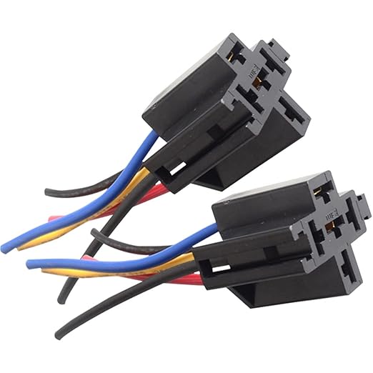 Auto Relay Socket with 5 Cables car Relay