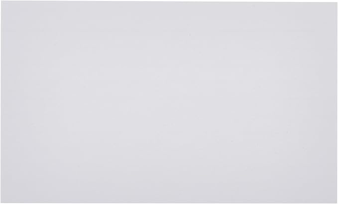Basics Ruled Lined Index Cards, 1000 count, 10 Pack of 100, White, 3 in x 5 in
