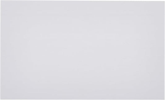 Basics Ruled Lined Index Cards, 1000 count, 10 Pack of 100, White, 3 in x 5 in