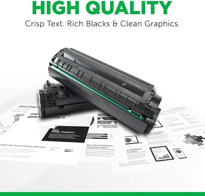 Clover Remanufactured Toner Cartridge (Reused OEM Chip) Replacement for HP 148X (W1480X) | Black | High Yield