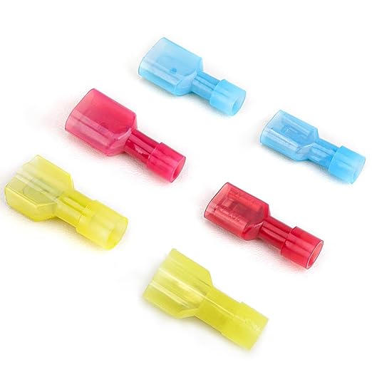 280Pcs Nylon Spade Connector, Male and Female Spade Terminals Kit, Crimp Terminal Connectors, Automotive Electrical Connector, Wire Connectors Kit, Quick Disconnect Connectors (22-10 Gauge)