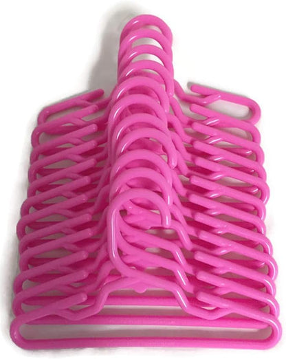 12 Pink Hangers(1 Dozen) for 14 Inch Doll Clothes