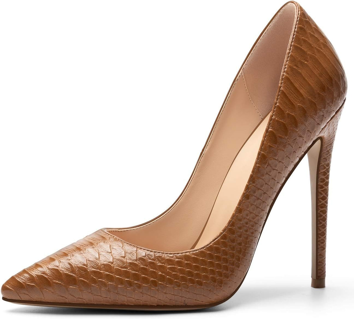SAMMITOP Women's High Heels Pumps Pointed Toe Stiletto Shoes Slip-on Dress Pump