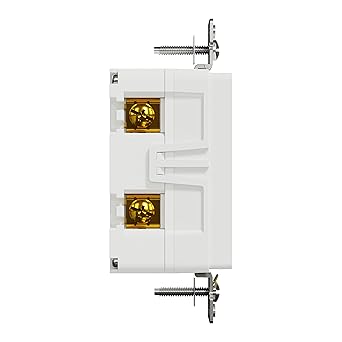 Square D by Schneider Electric Square D X Series 125-Volt Outdoor Tamper Resistant GFCI Duplex Decorator Receptacle Back Wire Clamps, 15 Amps, Matte White (SQR51103WH)