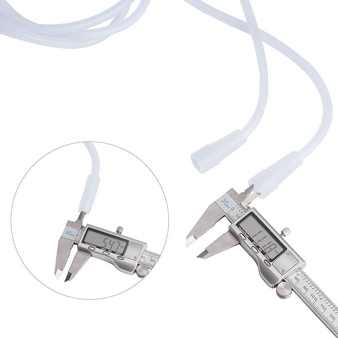 Vacuum Cupping Machine Accessories, Premium Silicone Y Type Hose Tubing for Small Cups