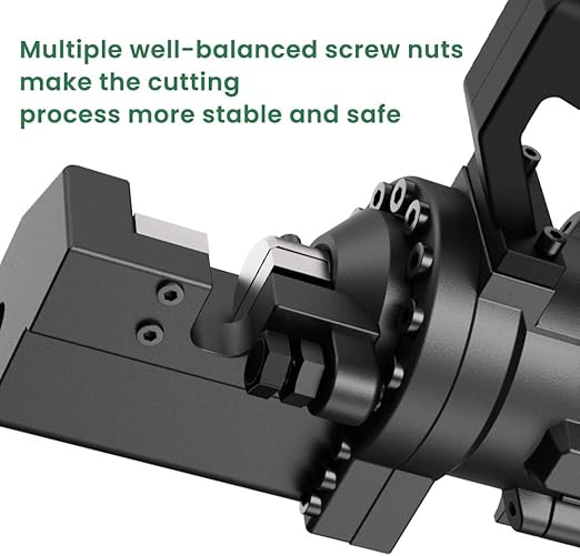 Anbull 1250W Electric Hydraulic Rebar Cutter, Cutting up to 3/4 Inch 4-20mm #6 Rebar, with Replaceable Jaw Blades, Cutting Speed 3-3.5S (1250W RC-20)