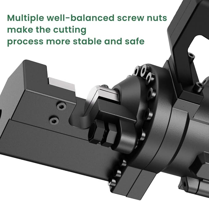 Anbull 1250W Electric Hydraulic Rebar Cutter, Cutting up to 3/4 Inch 4-20mm #6 Rebar, with Replaceable Jaw Blades, Cutting Speed 3-3.5S (1250W RC-20)