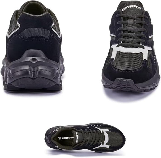 Men Extra Wide Width Sneakers Comfort Walking Shoes Relieve Foot Pain Wide Toe Box with Arch Support