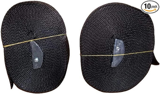 UTV, Golf Cart, Automobile Tie Down Straps to Secure Covers on Vehicles - 2 (Two) 23 Foot (7 Meter) Tie Down Straps (2)