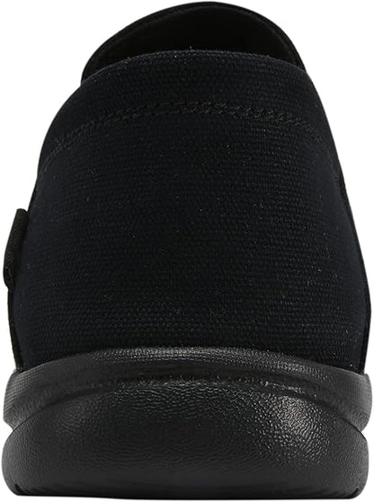 Slip On Shoes for Men Casual Canvas Loafers Men's Deck Shoes Comfort Boat Shoes with Rubber Sole