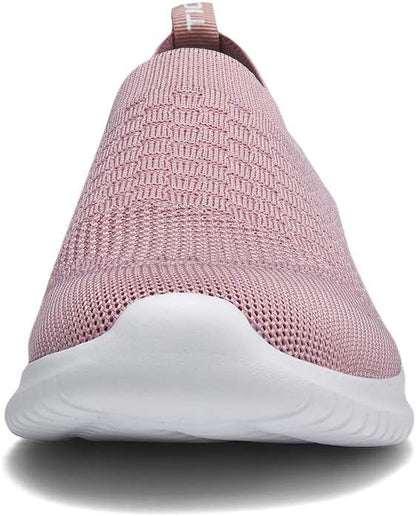 Women's Athletic Walking Shoes Slip On Casual Mesh-Comfortable Tennis Workout Sneakers