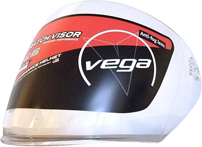 VEGA unisex adult Open Face Vega Magna Touring Helmet Replacement Shield, Clear