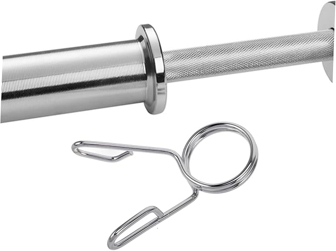 Milisten Gym Clamps Barbell Grip Dumbbell Spring Clip Collars Weight Clips for Lifting Bars