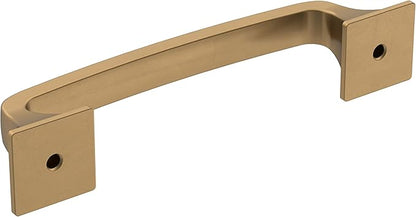Amerock | Cabinet Pull | Champagne Bronze | 3-3/4 inch (96 mm) Center-to-Center | Ville | 1 Pack | Drawer Pull | Cabinet Handle | Cabinet Hardware