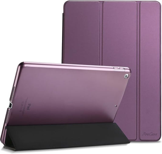ProCase Smart Case for iPad 9.7 Inch iPad 6th5th Generation 2018 2017(Model: A1893 A1954 A1822 A1823), Ultra Slim Lightweight Stand Cover with Translucent Frosted Back -Purple