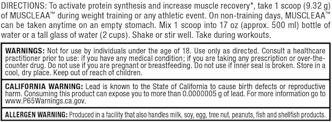 ALLMAX Nutrition - MUSCLEAA, Amino Energy for Strength and Muscle gain, Supports Hydration, Stamina and Exercise Performance, Formulated with 7000mg EAAs and 4200mg BCAAs (Candy Keys)