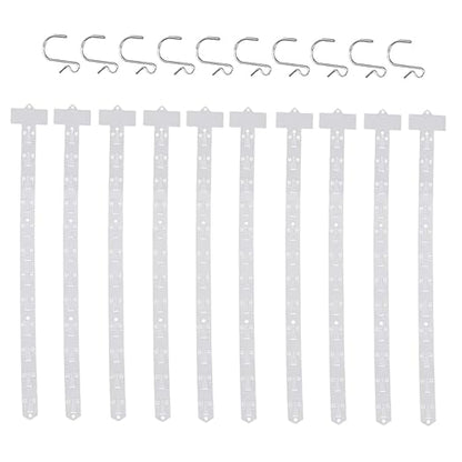 10 Pieces Hanging Merchandise Strips Retail Hanging Holder Supermarket Shelf