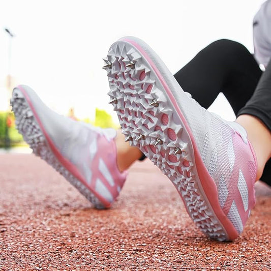 New Track and Field Shoes for Men Women Kids Boys Girls 8 Spikes 100-400 Meter Running Racing Shoes Professional Sprint Sport Sneakers