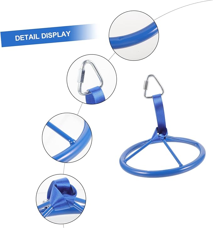 Outdoor Children Fitness Equipment Arm Strength Training Disc Hanging Climbing Training Ninja Wheel 1pcs