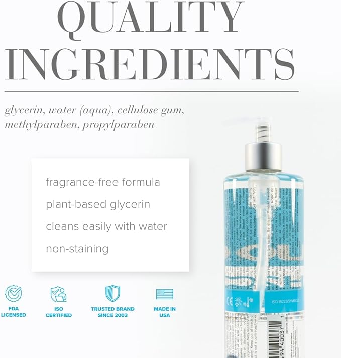 JO Original Water-Based Personal Lubricant, Lube for Men, Women and Couples, 16 Fl Oz