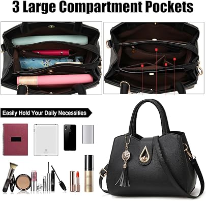 Dayfine Women Purses and Handbags Top Handle Bag Satchel Purse Shoulder Crossbody Bags Messenger Tote Bag for Ladies