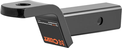 CURT 45030 Class 3 Trailer Hitch Ball Mount, Fits 2-Inch Receiver, 7,500 lbs, 1-Inch Hole, 2-In Drop, 34-Inch Rise