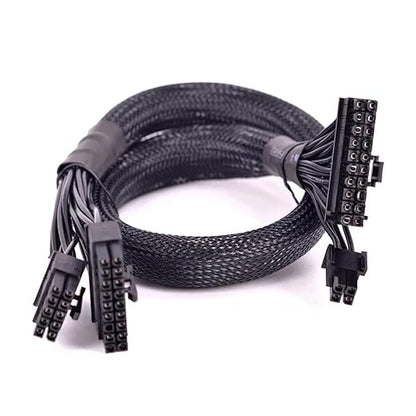 PCIe 8Pin 62Pin IDE SATA CPU 44Pin ATX 24Pin Power Supply Cable for RMX Series RM1000x RM850x RM750X RM650x RM550x(6Pin to 3 IDE)