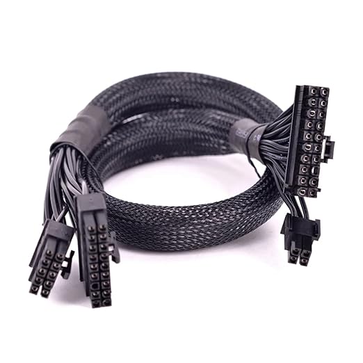 PCIe 8Pin 62Pin IDE SATA CPU 44Pin ATX 24Pin Power Supply Cable for RMX Series RM1000x RM850x RM750X RM650x RM550x(6Pin to 3 IDE)