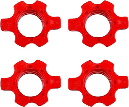 4 Pcs Dumbbell Bar Nut Barbell Fixing Accessories Home Gym Equipment Collar