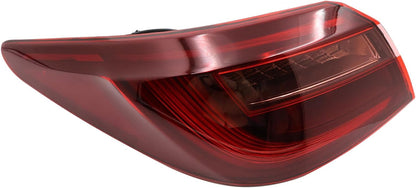 XQSMWF LED Outer Tail Light Compatible with Infiniti Q50 2018-2021 Left Driver Side W/o Blind Spot 26555-6HH1B