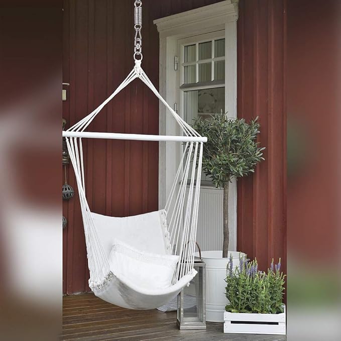 2 Pack Hammock Chair Hanging Kit Swing Spring Hardware, Heavy Duty Suspension Swivel Hanger Hook for Punching Bags, Heavy Bag, Hanging Chair, Swing Seat, Rocking Seat, Porch Swing, Garden