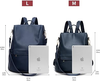 CHERUTY Women Backpack Purse PU Leather Anti-theft Casual Shoulder Bag Fashion Ladies Satchel Bags