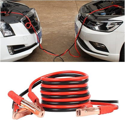 67" 150A Heavy Battery Duty Jumper Cables - Alligator Clips Electrical Battery Clamps for Emergency Roadside Assistance - Universal Jumper Cables for Car Truck Van Bus