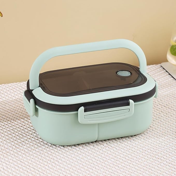 Lunch Box, Portable Lunch Bento Boxes, Lunch Box Containers, Leak-Proof Sealed Fruit Container with Carrying Handle for Dining Out, Work, Picnic