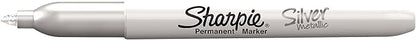 Sharpie Fine Point Metallic Permanent Marker - Silver, Pack of 1