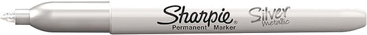 Sharpie Fine Point Metallic Permanent Marker - Silver, Pack of 1