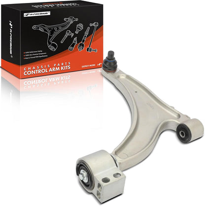 Front Left Lower Control Arm, with Ball Joint & Bushing, Compatible with Chevrolet Malibu 2013-2015, Malibu Limited 2016 & Buick LaCrosse 2010-2016, Regal 2011-2017, Allure 2010