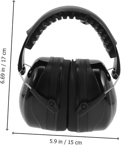 Gadpiparty Leather Over Ear Headphones for Drummers Noise Reduction Headset Sound Insulation Earphones for Jazz Drum Set Performances