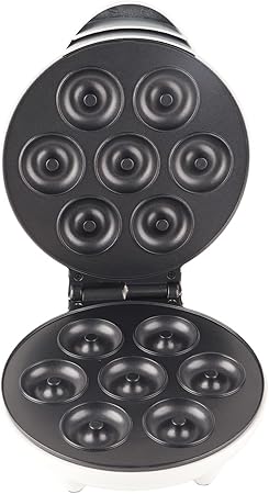 HEEPDD Mini Donut Maker, 7 Doughnuts Electric Donut Maker Machine with Non-stick for Breakfast Snacks Desserts
