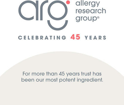 Allergy Research Group ARG L-Methionine Free Form Amino Acid, 100 Capsules | Essential Free Form Amino Acid for Liver Function and Energy Production Support, Hypoallergenic Formula