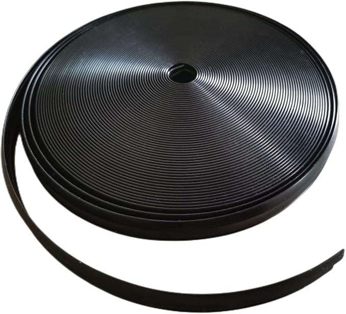 1" RV Vinyl Trim Molding Insert Black,for RV Camper Travel Trailer Screw Cover Gutter Corner Channel Outside Seam roof Edge Track Heavy Duty Trim (25 ft)
