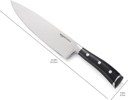 Basics Classic 8-inch Chef‚ Knife with Three Rivets, Silver