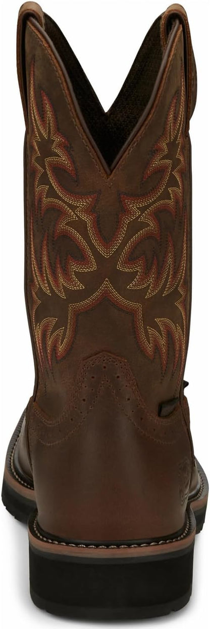Work Boot for Men - Durable Construction, Slip-Resistant Sole, Comfortable Fit