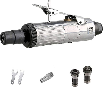 14 Inch Air Die Grinder, 25,000 RPM Free Speed,14 Inch (6MM) and 18 Inch (3MM) collet,Mini and Compact Size,Polishing Tool