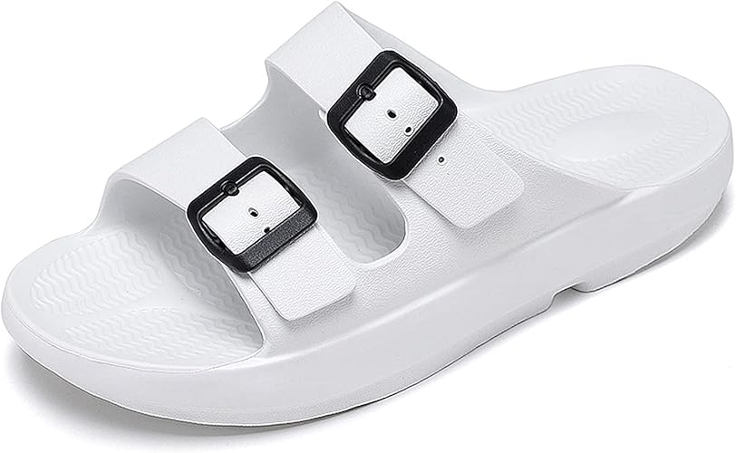 Quick Drying Thick Sole Slippers Home Shower Soft Platform Sandals Indoor & Outdoor Extremely Comfy EVA Pillow Slippers